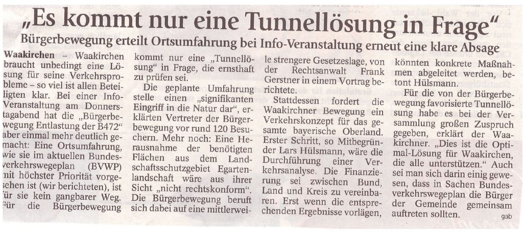 Tegernseer Zeitung, 8. Oktober 2016